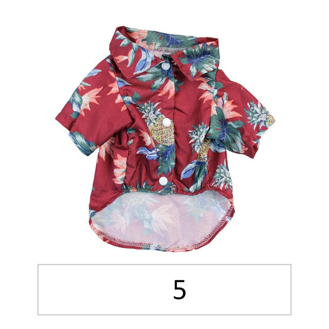 Stylish Hawaiian Dog Shirts for Summer by Furr Baby Gifts
