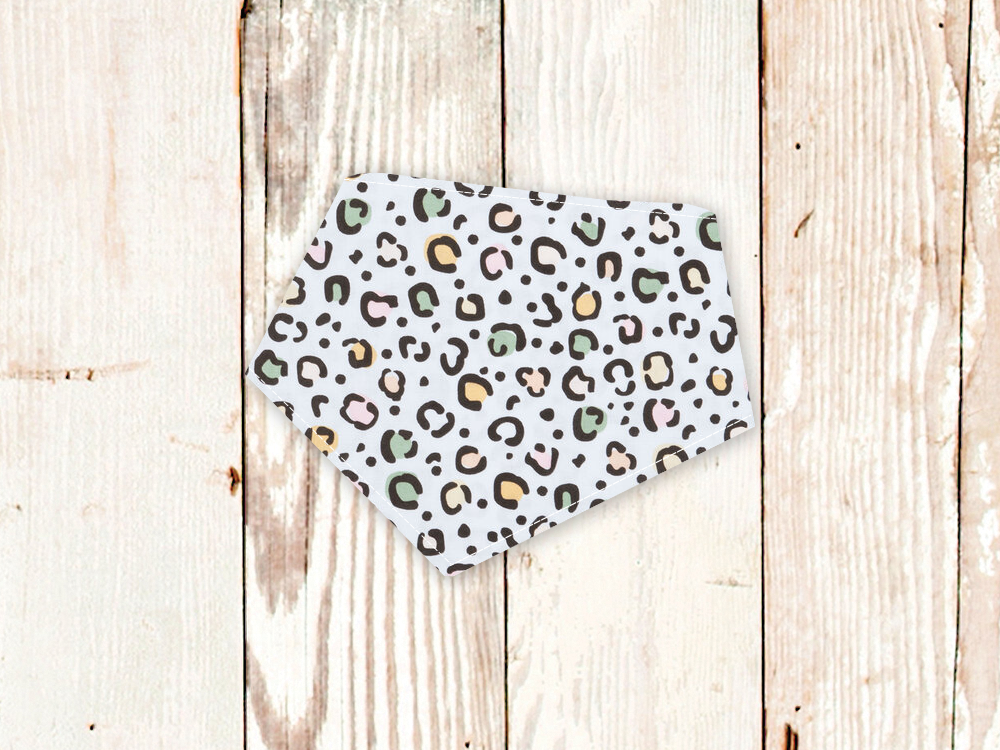 "Pastel Leopard Print" Dog Bandana - American Bark Bliss