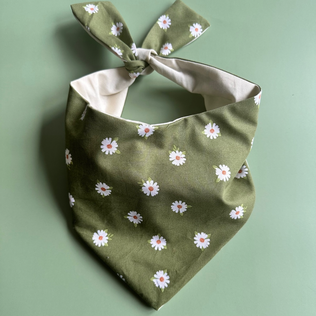 Custom Floral Dog Bandana - American Bark Bliss