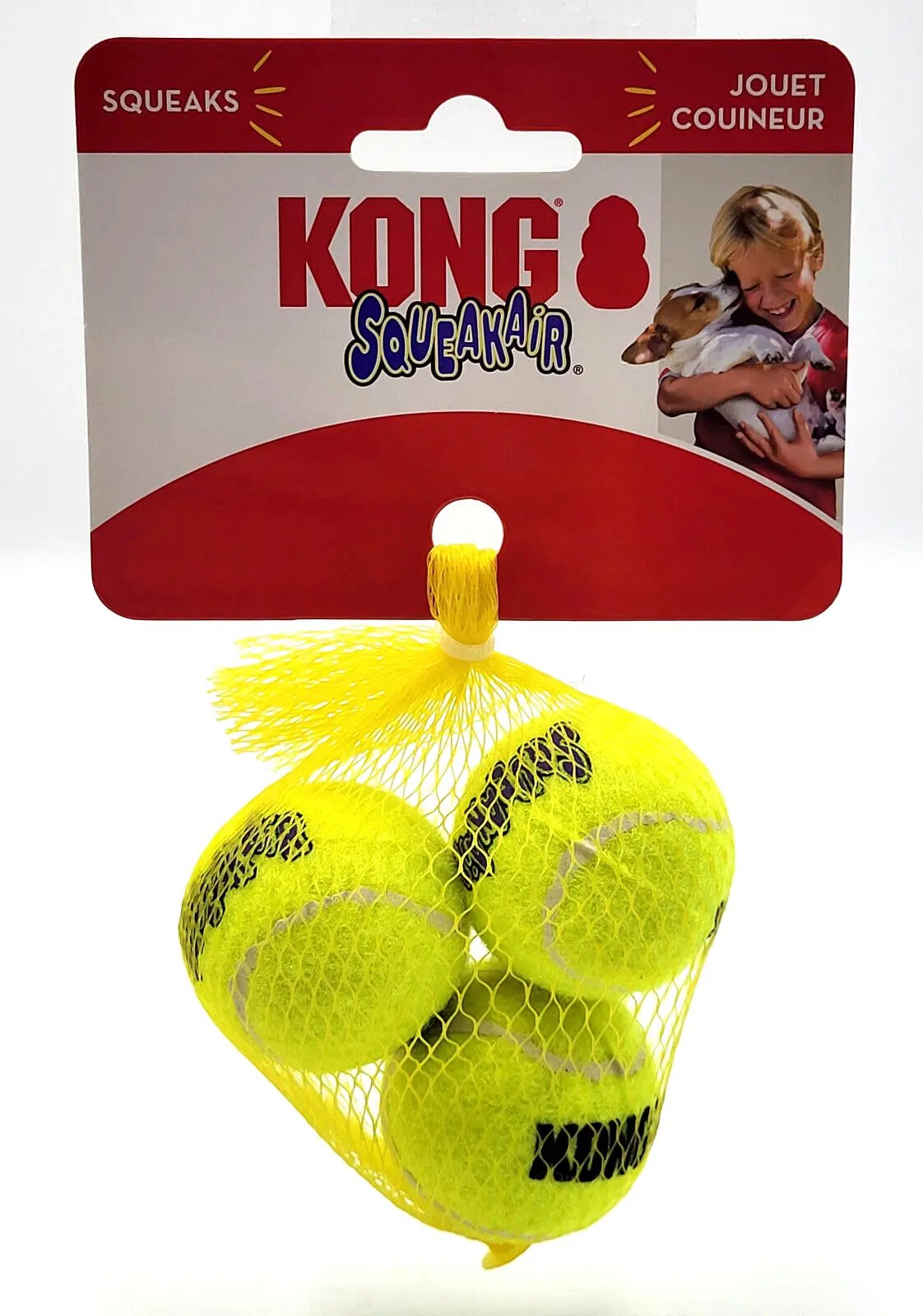 Fun-Filled KONG Airdog Squeakair Tennis Balls for Small Dogs - American Bark Bliss