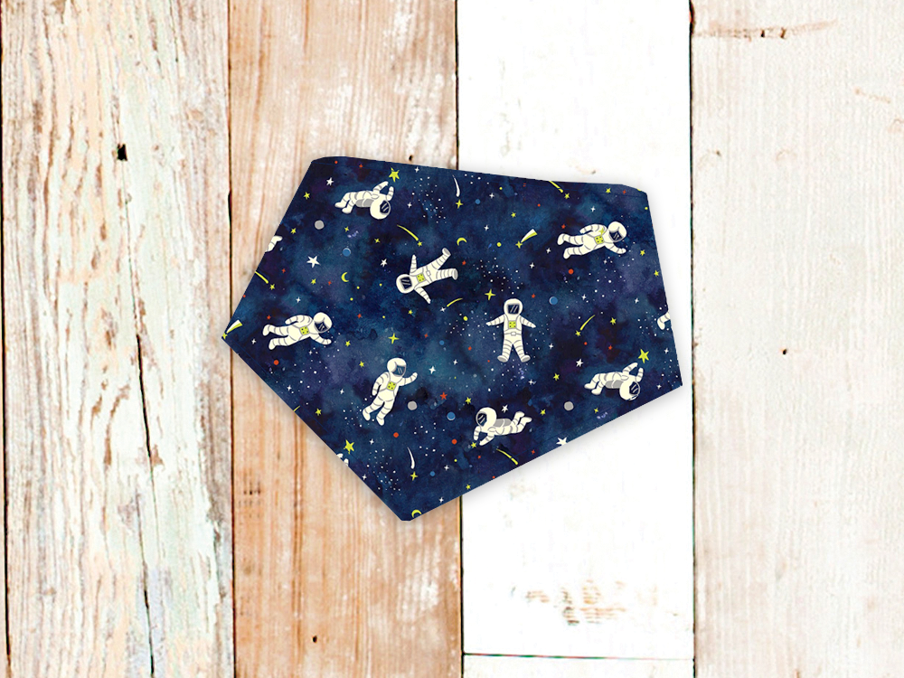 "Astronauts" Dog Bandana - American Bark Bliss
