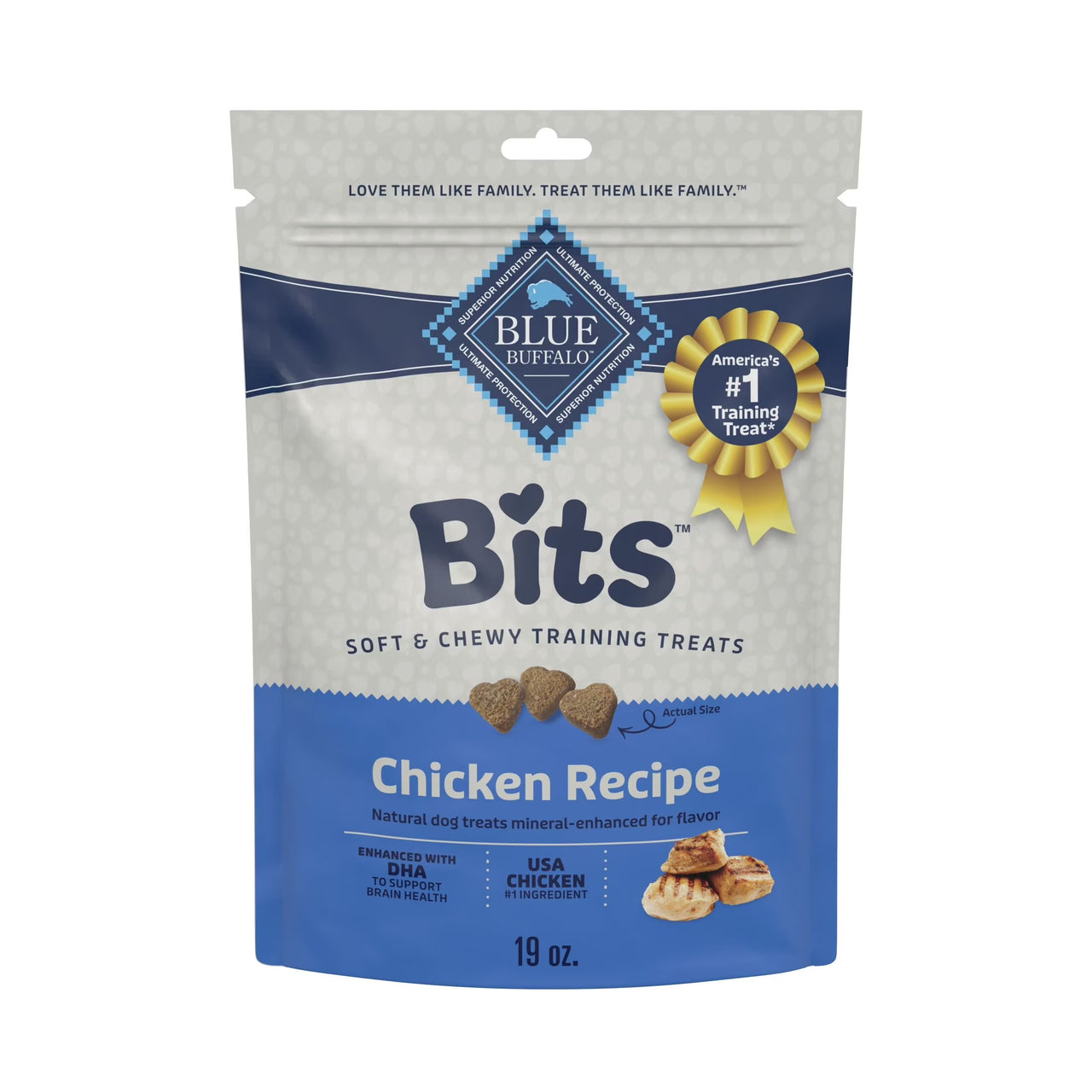 Bits Soft Dog Treats for Training, Enhanced with DHA, 19-Oz. Bag - American Bark Bliss