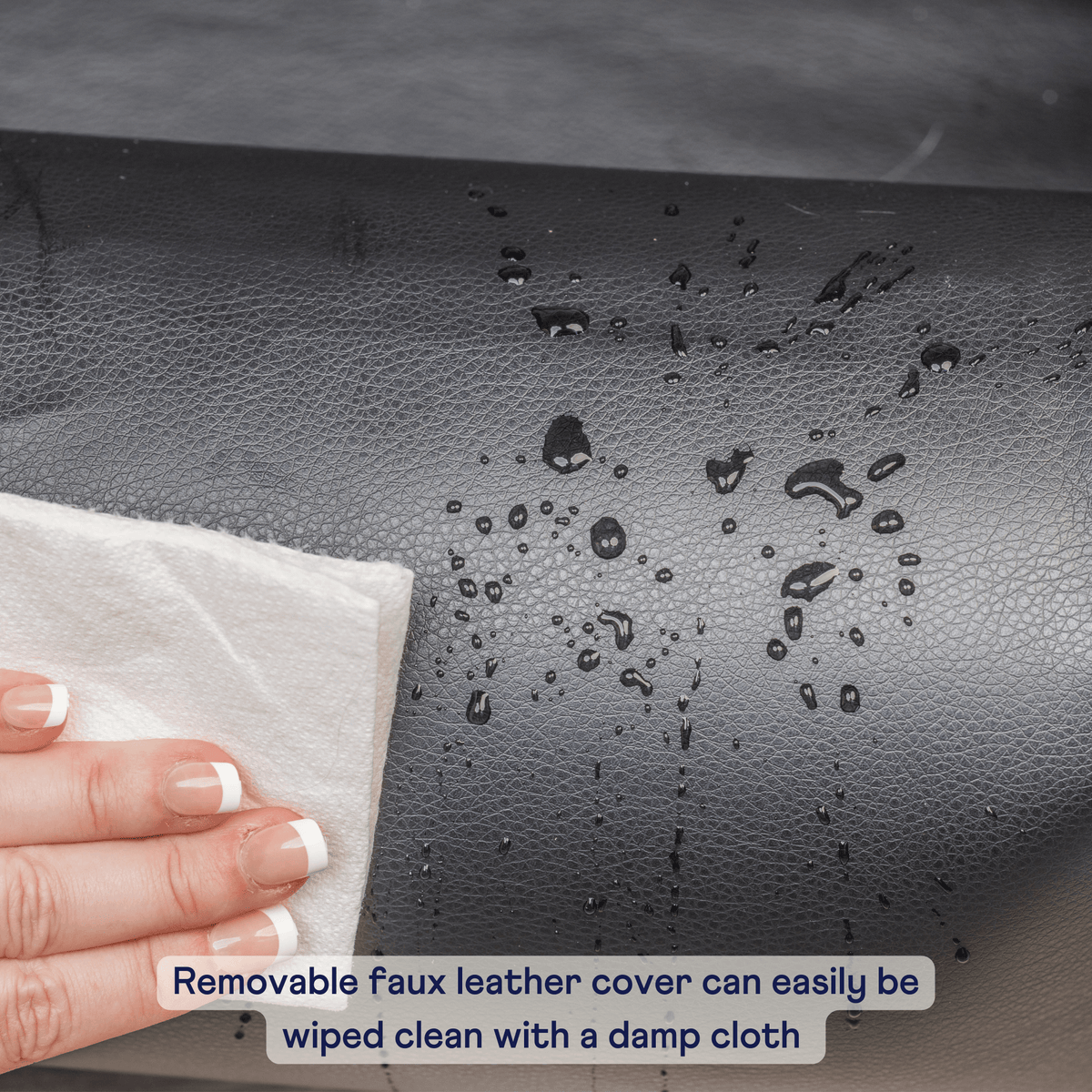Faux Leather Memory Foam Dog Car Bed | PupProtector™ - American Bark Bliss