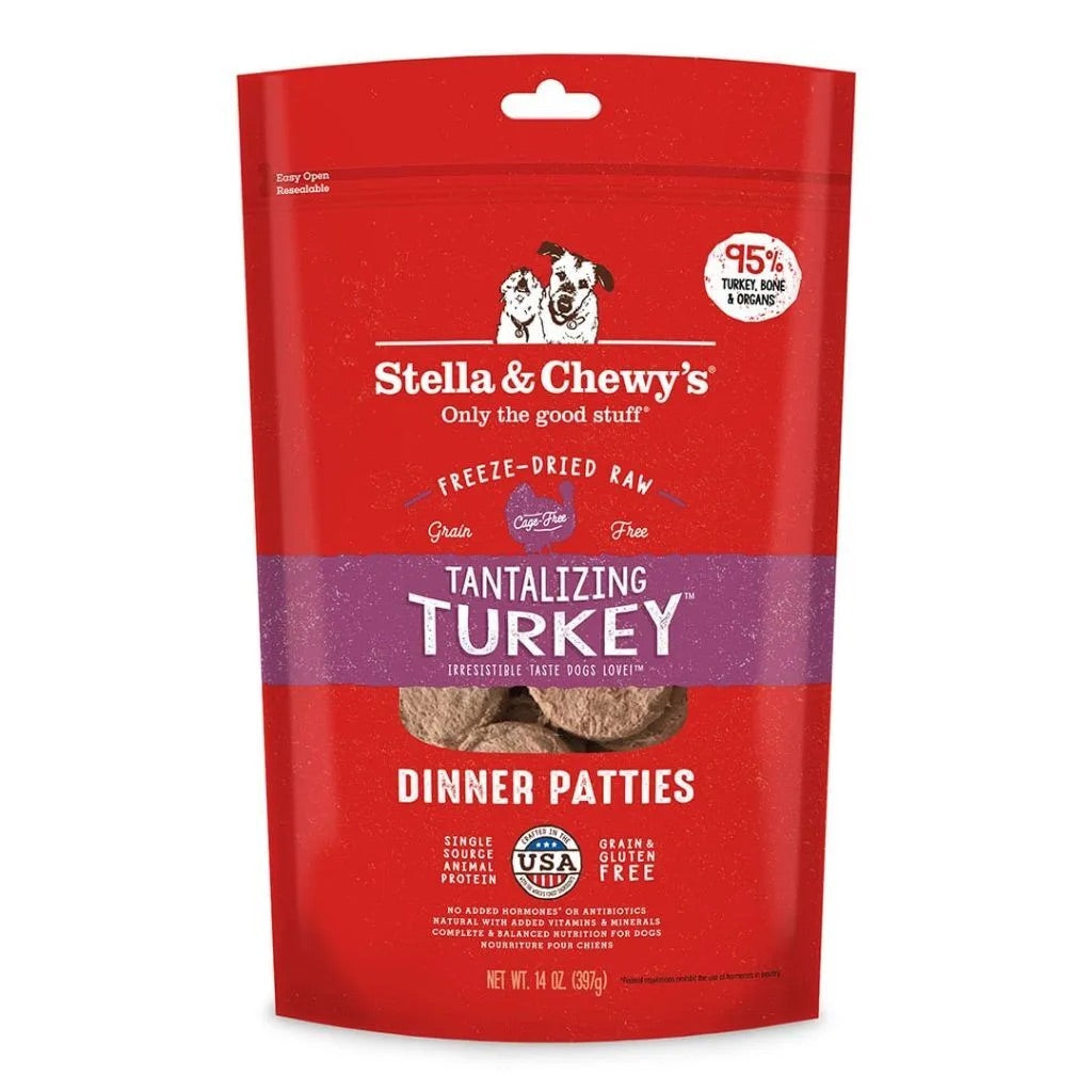 Clean Protein Freeze Dried Turkey Dinner Patties for Dogs - American Bark Bliss