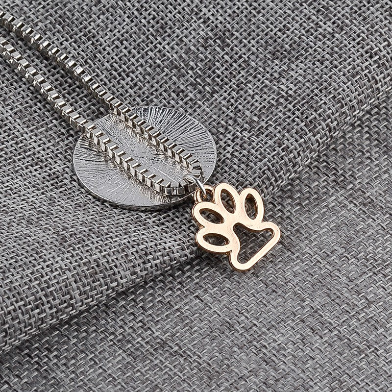Dog Paw Necklace for Pet Lovers – Wear Support - American Bark Bliss