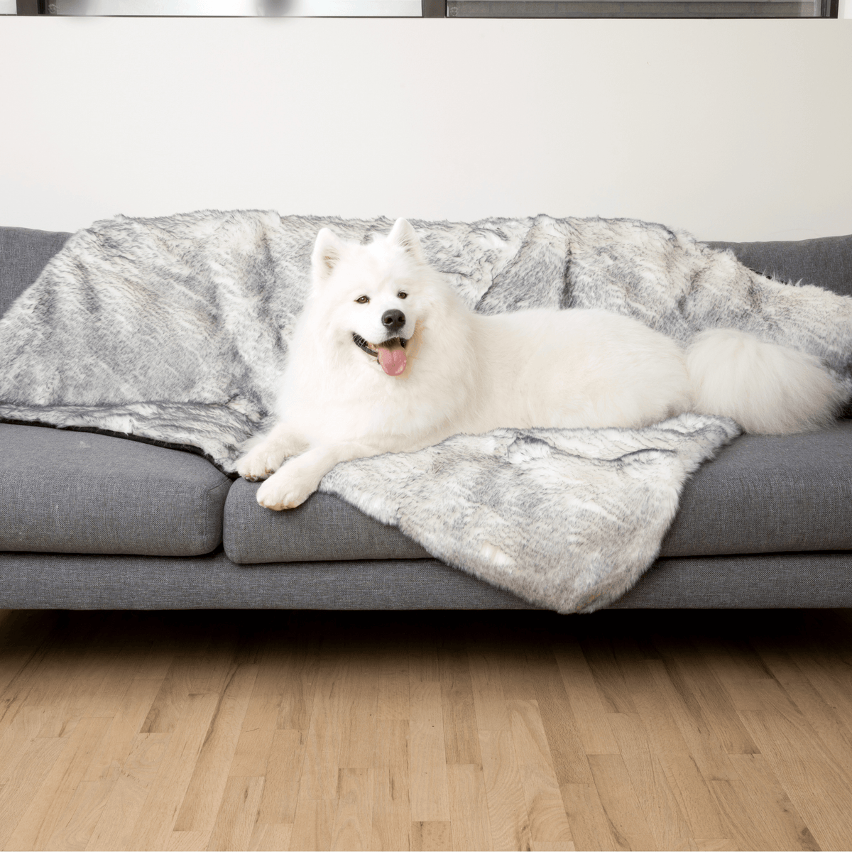 PupProtector™ Waterproof Faux Fur Blanket - American Bark Bliss