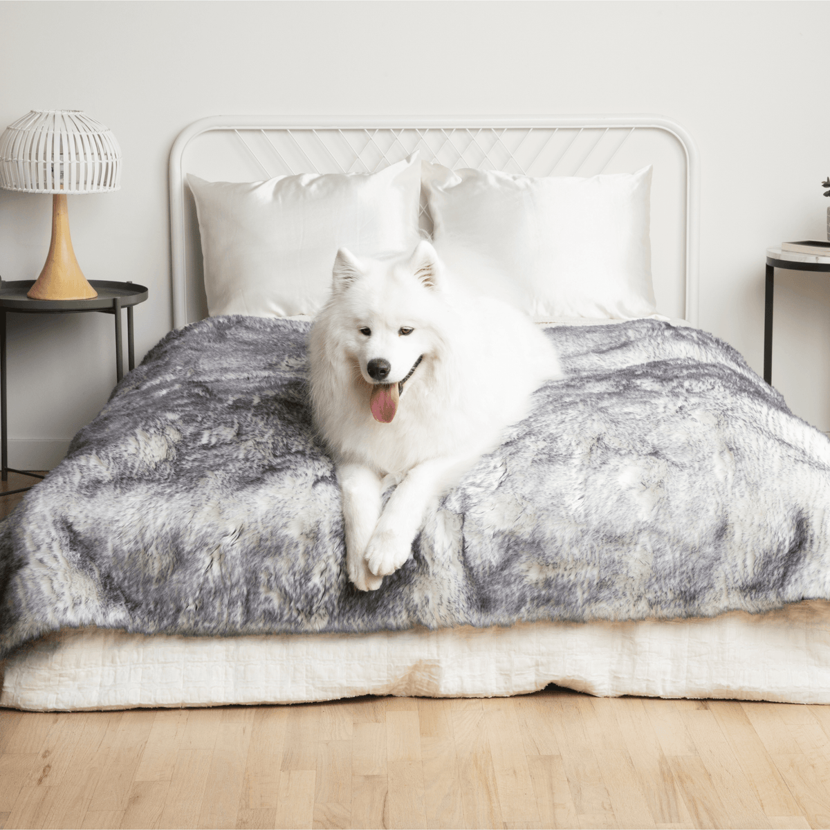 PupProtector™ Waterproof Faux Fur Blanket - American Bark Bliss