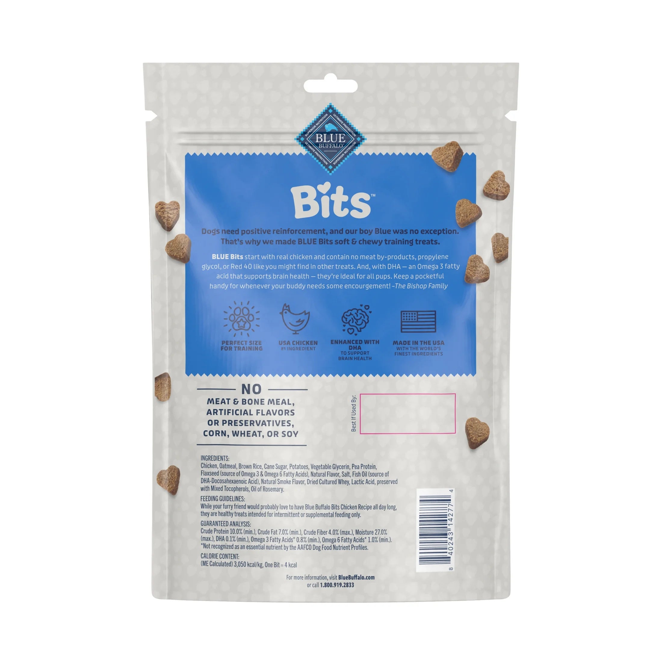 Bits Soft Dog Treats for Training, Enhanced with DHA, 19-Oz. Bag - American Bark Bliss