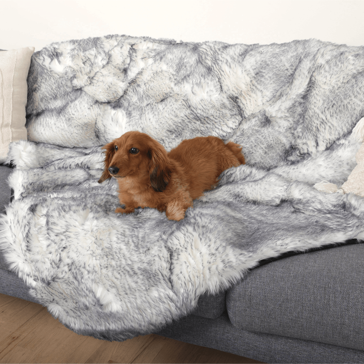 PupProtector™ Waterproof Faux Fur Blanket - American Bark Bliss