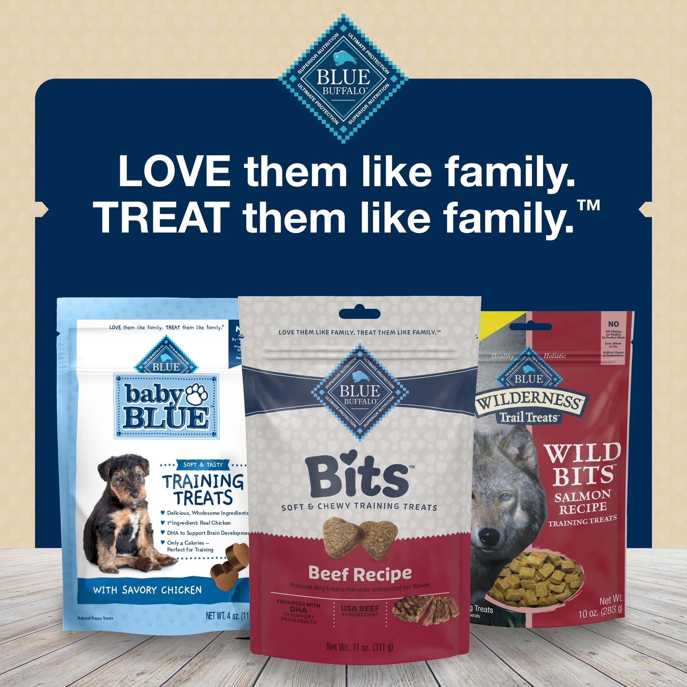 Bits Soft Dog Treats for Training, Enhanced with DHA, 11-Oz. Bag - American Bark Bliss