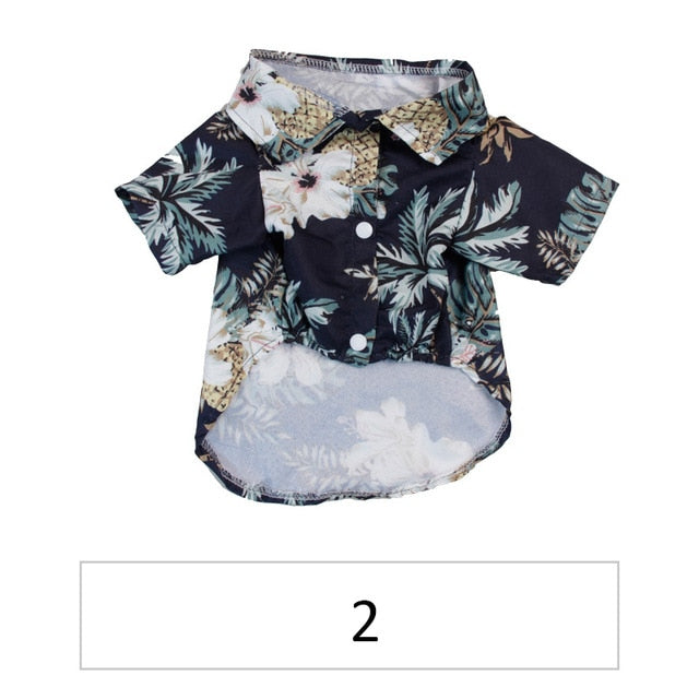Stylish Hawaiian Dog Shirts for Summer by Furr Baby Gifts