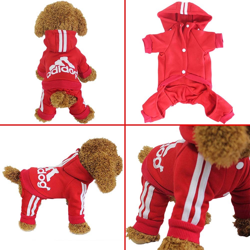 Pet Dog Hoodie Jumpsuit for Small and Medium Dogs - American Bark Bliss