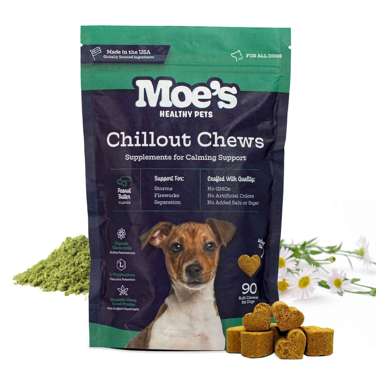 Dog Anxiety Chews for Relaxation and Comfort - American Bark Bliss