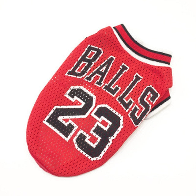 Pet Basketball Jersey Mesh Uniform for Dogs and Cats - American Bark Bliss