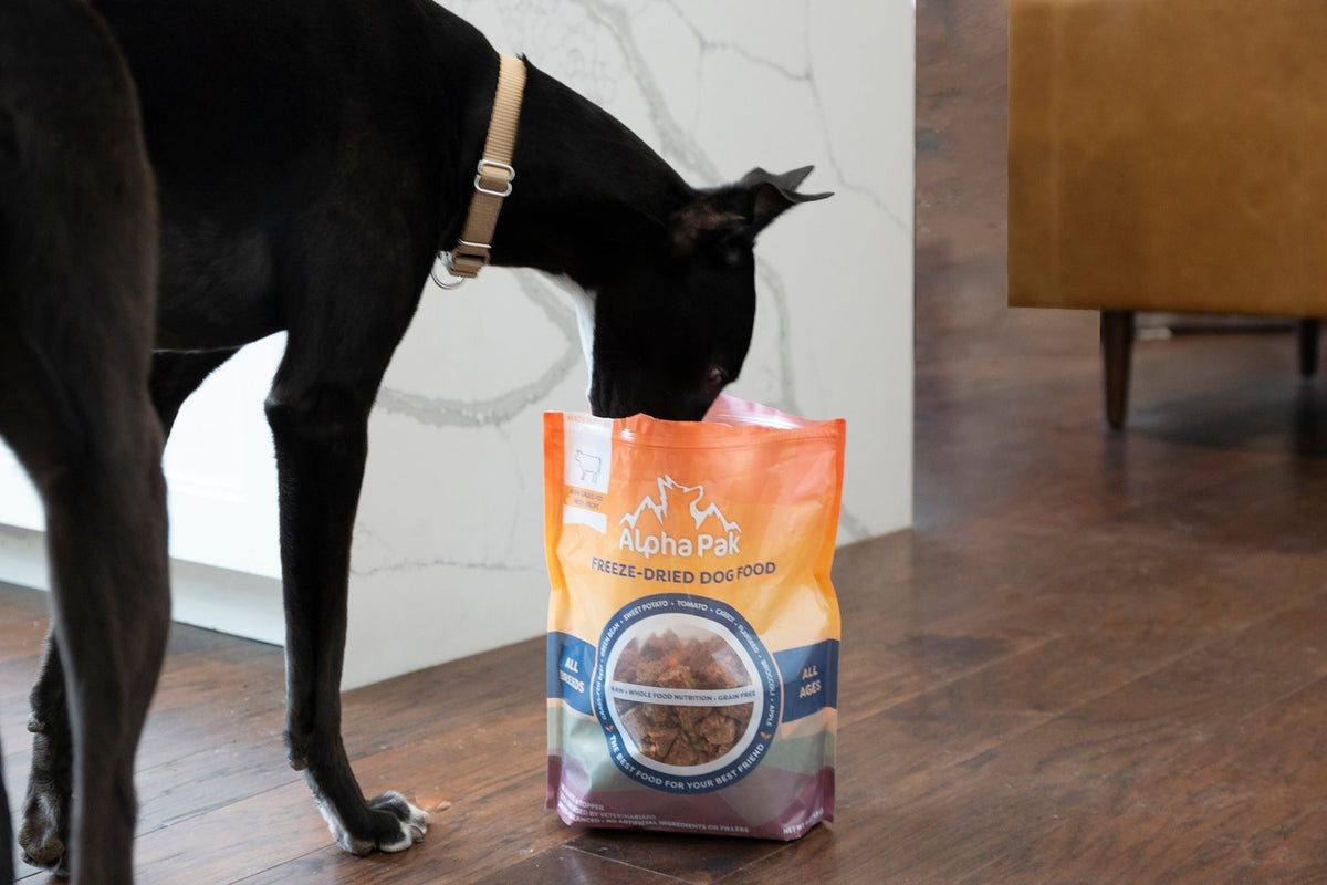 Raw Freeze Dried Dog Food Beef - All-Natural Nutrition - American Bark Bliss