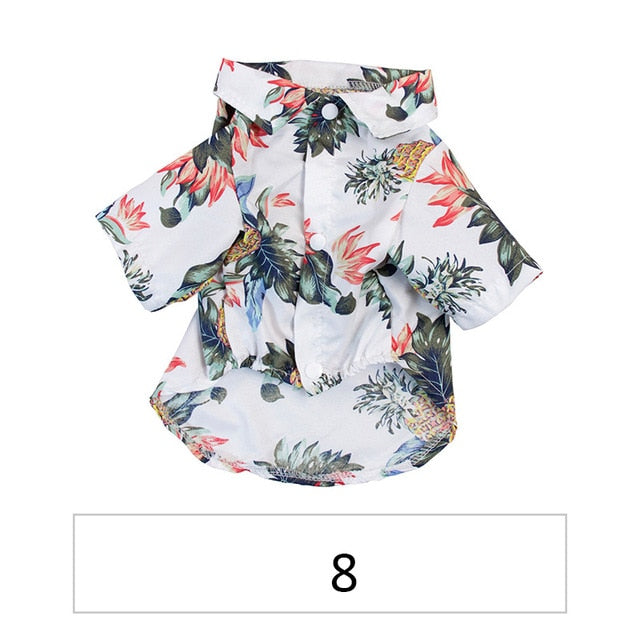 Stylish Hawaiian Dog Shirts for Summer by Furr Baby Gifts