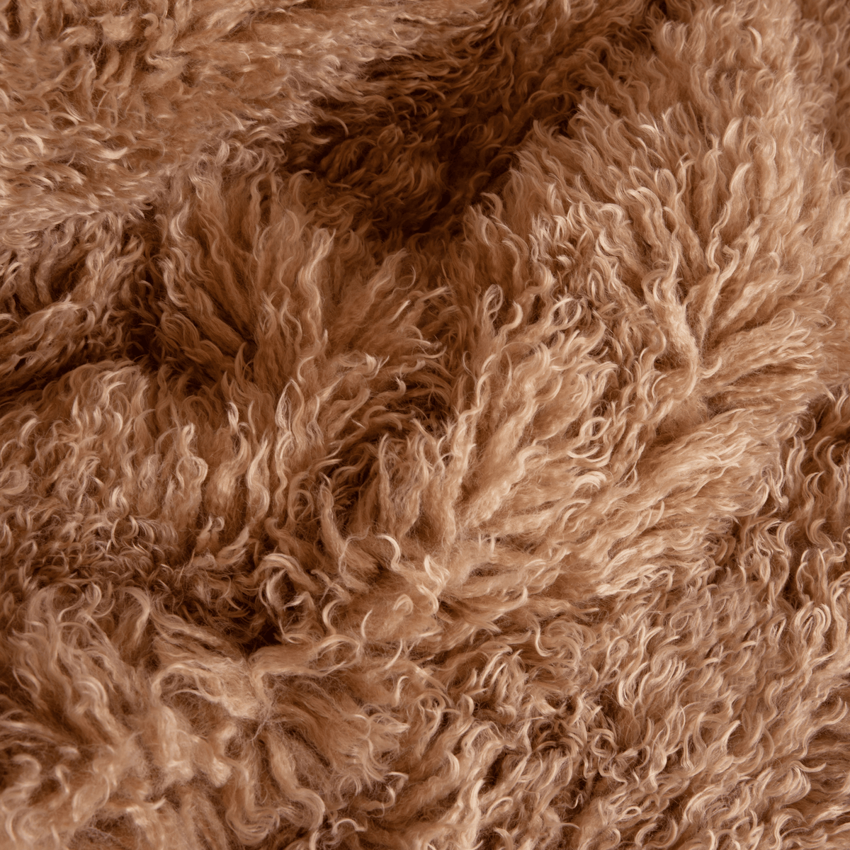 Orthopedic Faux Fur Dog Bed - Plush Sheep Tan - American Bark Bliss