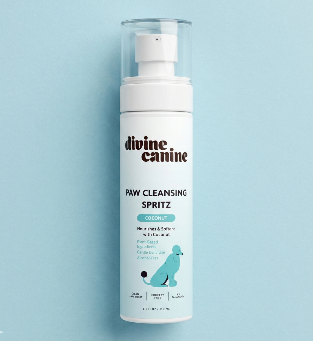 Paw Sanitizer Spritz - Moisturizing with Coconut