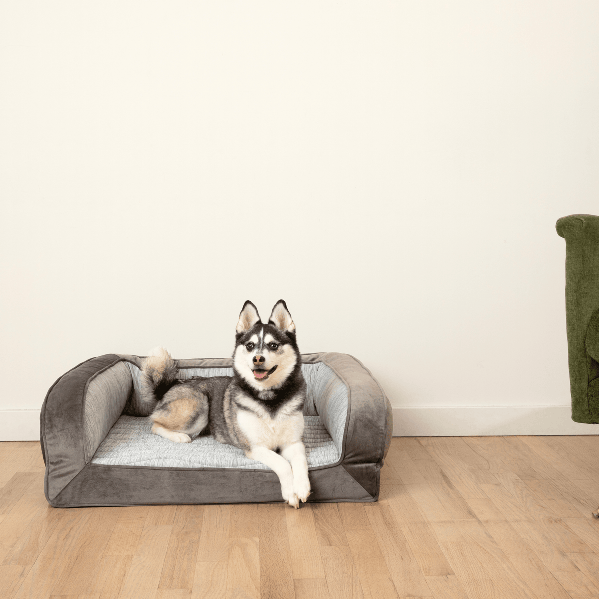 PupChill Cooling Bolster Bed for Dogs - American Bark Bliss