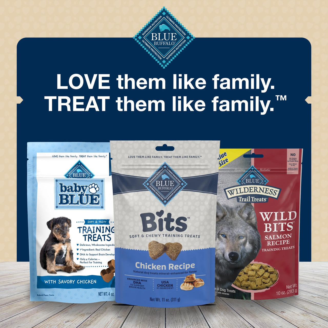 Bits Soft Dog Treats for Training, Enhanced with DHA, 11-Oz. Bag - American Bark Bliss