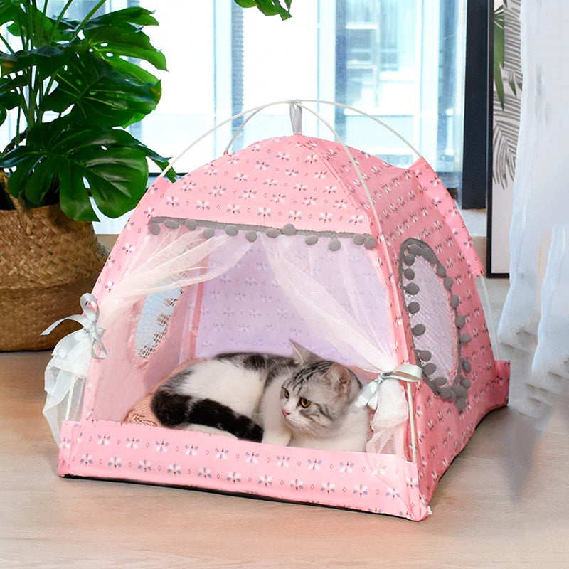 Calming Pet Tent Bed for Cats & Small Dogs - American Bark Bliss
