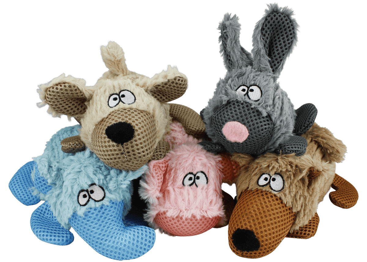 Plush Dog Toys - Assorted Animals 8" - American Bark Bliss