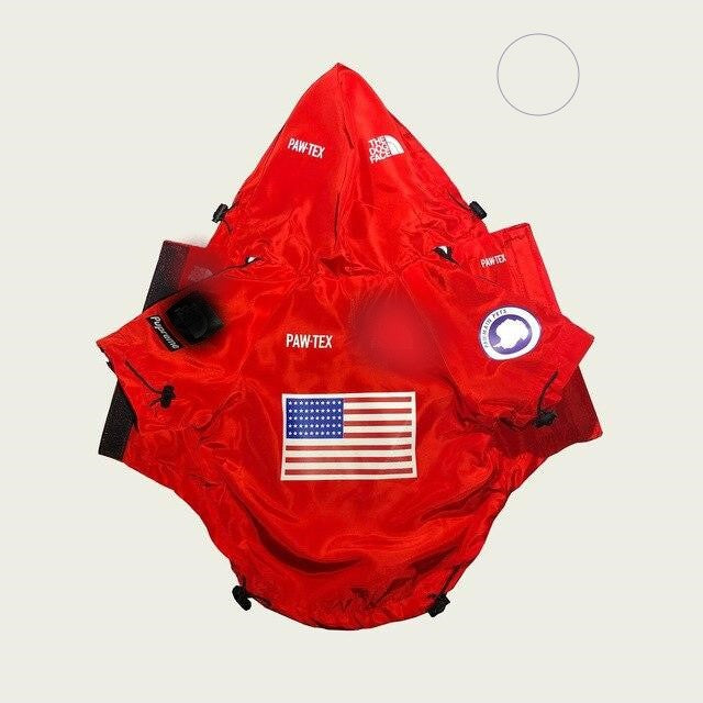 Dog Face Windproof Waterproof Reflective Pet Jacket - American Bark Bliss