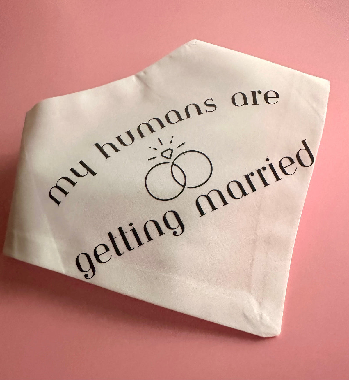 Wedding Dog Bandana for Marriage Celebrations - American Bark Bliss