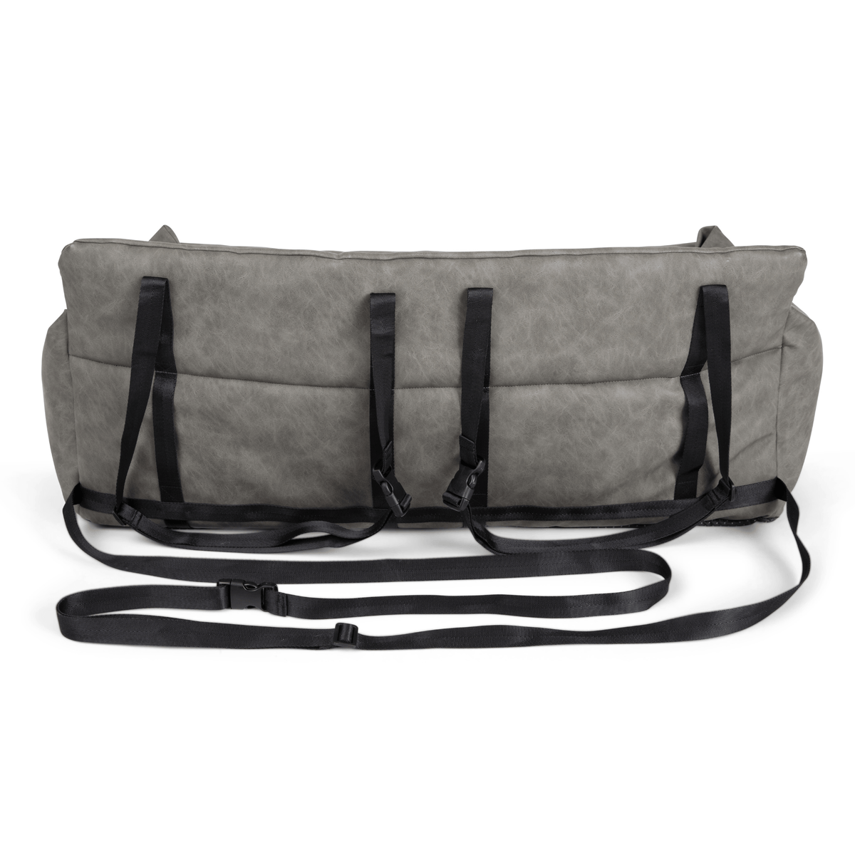 Memory Foam Dog Car Bed - Slate Gray - American Bark Bliss