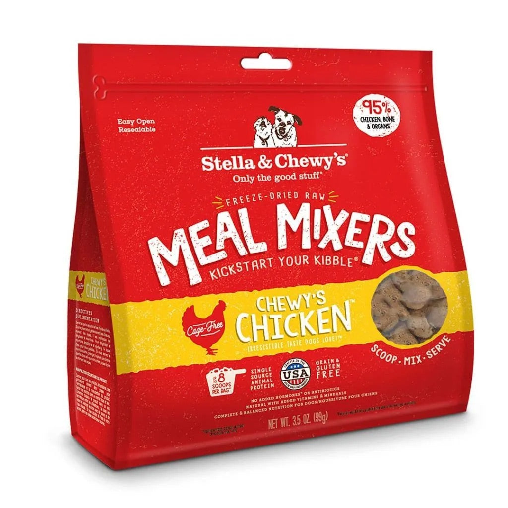 Stella & Chewy's Freeze Dried Chicken Meal Mixers, 8oz - American Bark Bliss