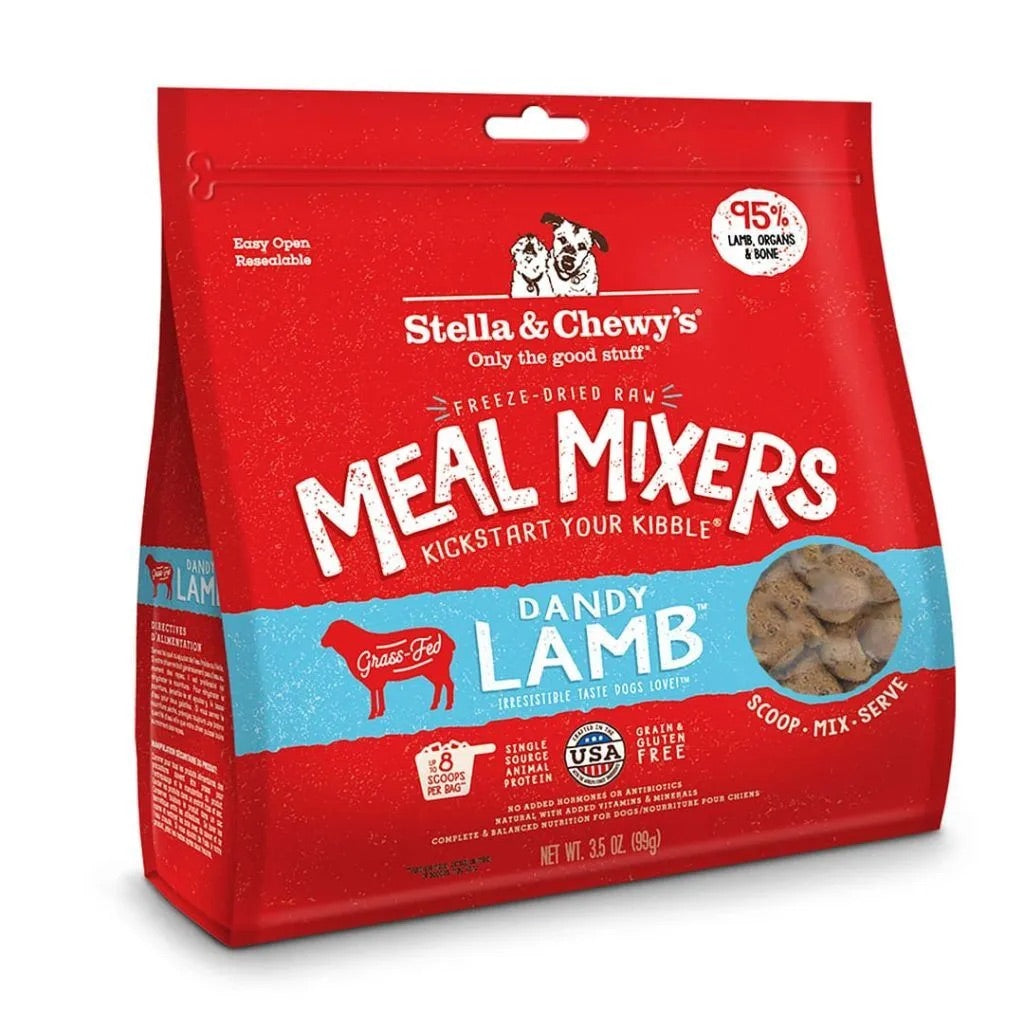 Freeze Dried Lamb Dog Food Mixers - Stella & Chewy's 35oz - American Bark Bliss