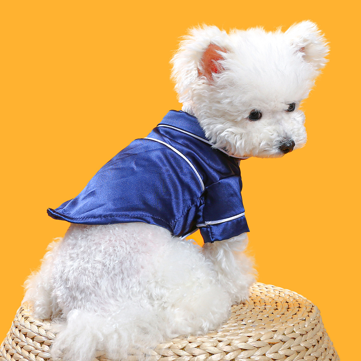 Soft Silk Dog Pajamas for Small to Medium Pets - American Bark Bliss