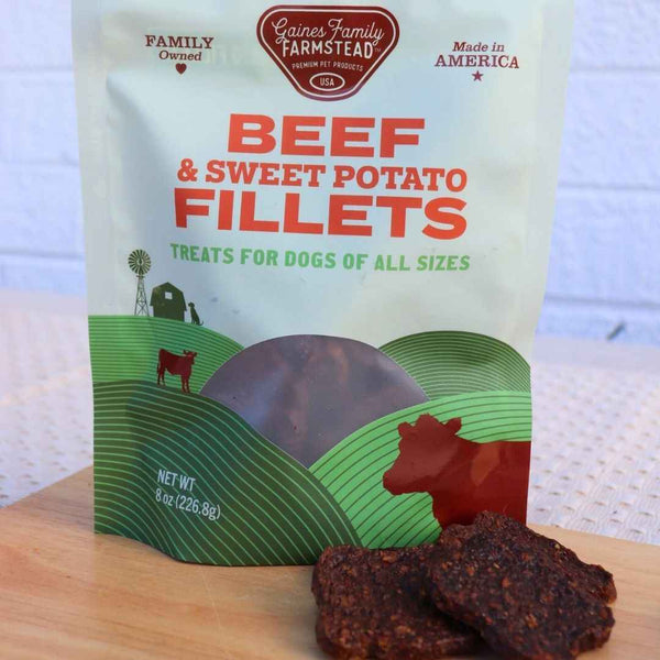 Beef and Sweet Potato Fillets - American Bark Bliss