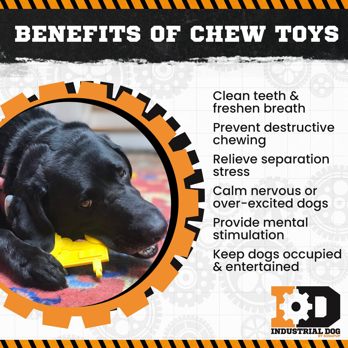 Tractor Nylon Dog Toy for Aggressive Chewers | USA Made | SodaPup - American Bark Bliss