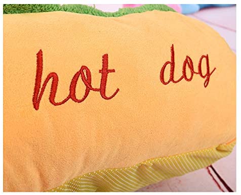 Hot Dog Pet Bed for Small Dogs - American Bark Bliss