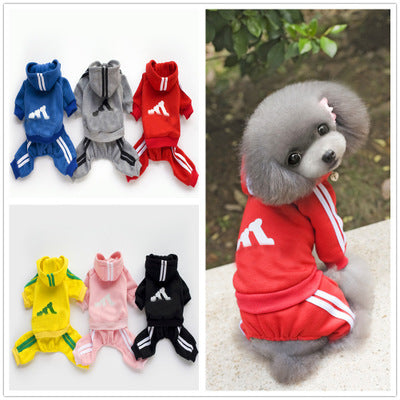 Pet Dog Hoodie Jumpsuit for Small and Medium Dogs - American Bark Bliss