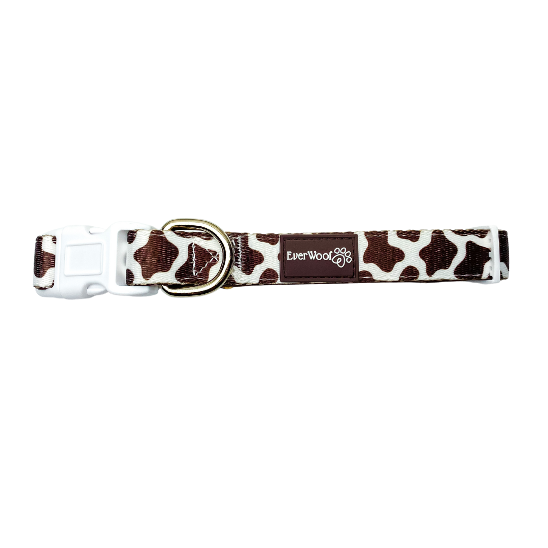 Chocolate Cow Collar - American Bark Bliss