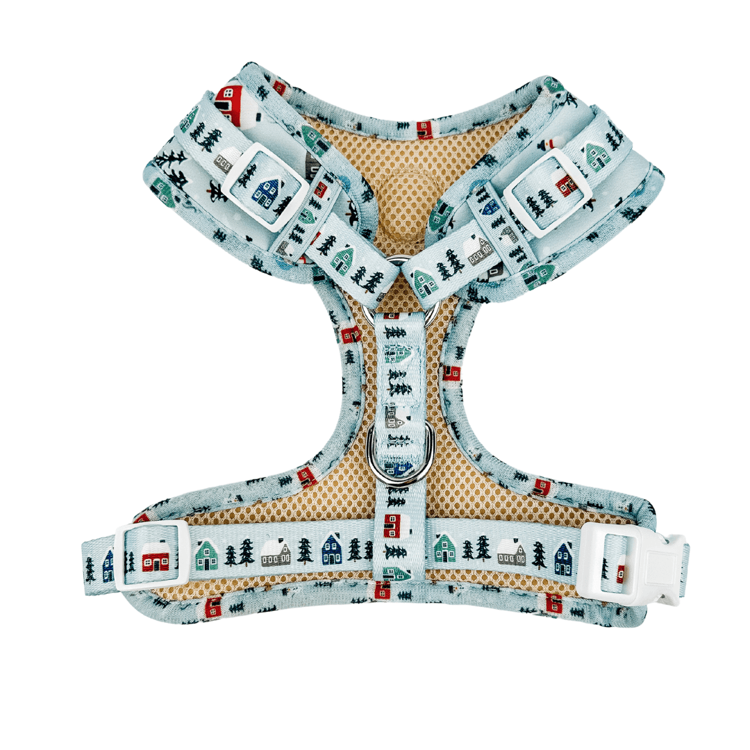 Snowy Slopes Adjustable Harness - American Bark Bliss