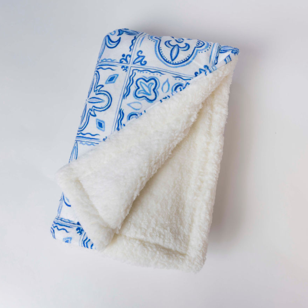 Santorini Dog Blanket - American Bark Bliss