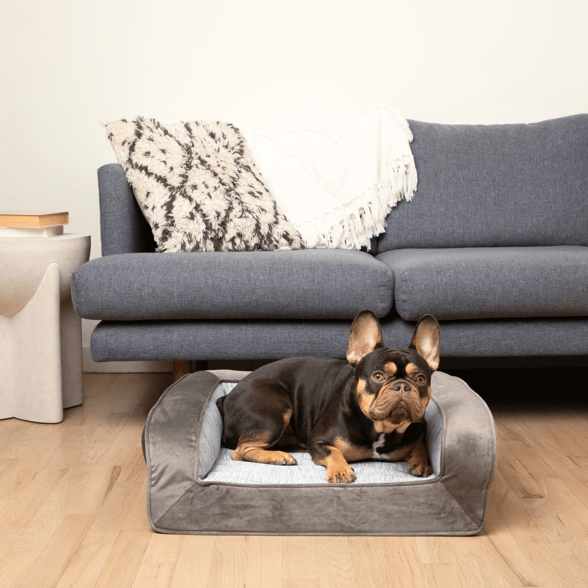 PupChill Cooling Bolster Bed for Dogs - American Bark Bliss