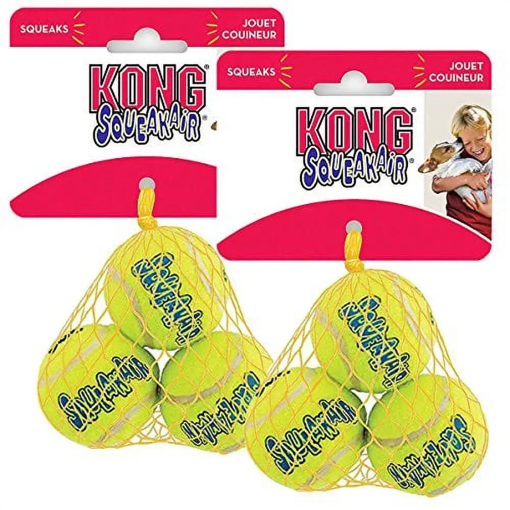 Air Dog Squeakair Toy Tennis Balls for Small Breeds by K9 Outdoors