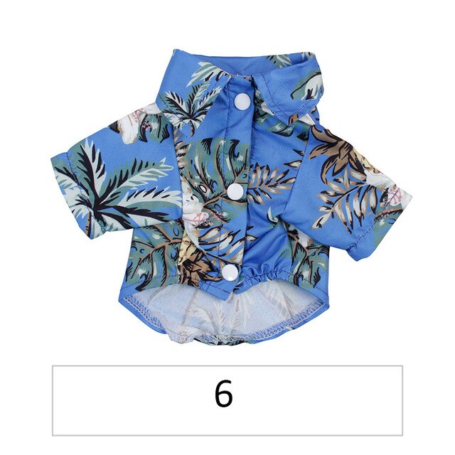 Stylish Hawaiian Dog Shirts for Summer by Furr Baby Gifts