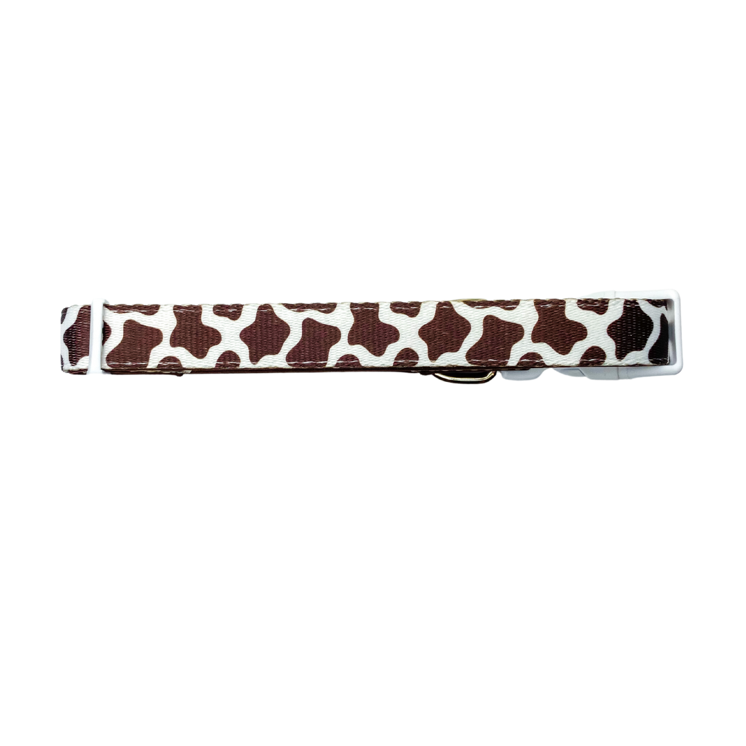 Chocolate Cow Collar - American Bark Bliss