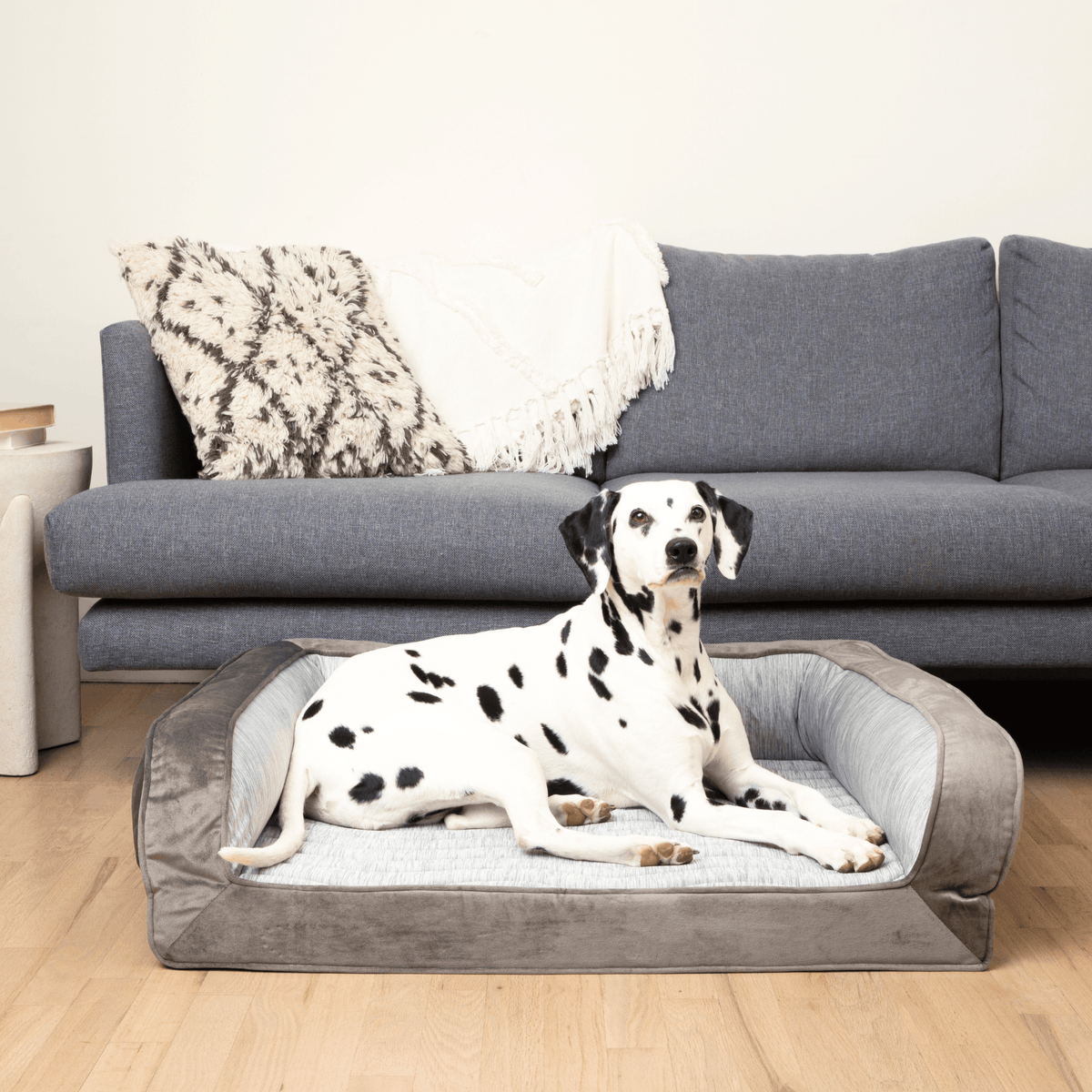 PupChill Cooling Bolster Bed for Dogs - American Bark Bliss