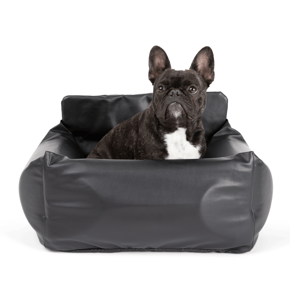 Faux Leather Memory Foam Dog Car Bed | PupProtector™ - American Bark Bliss