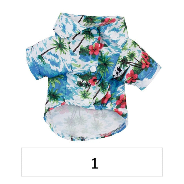 Stylish Hawaiian Dog Shirts for Summer by Furr Baby Gifts
