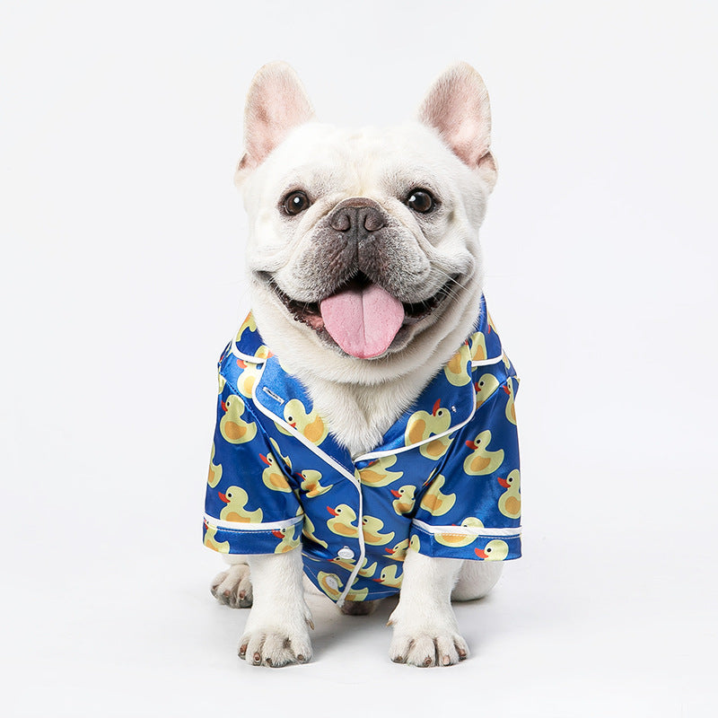 Pet Silk Duck Pajamas for Dogs and Cats - American Bark Bliss