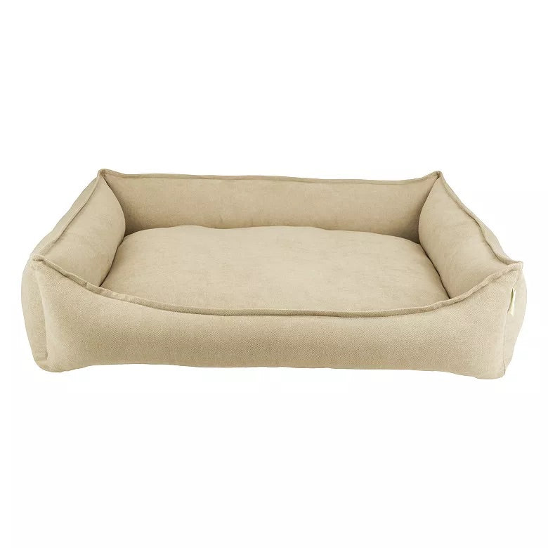 Arlee Sandy Ortho Lounger Dog Bed Tan Small - American Bark Bliss