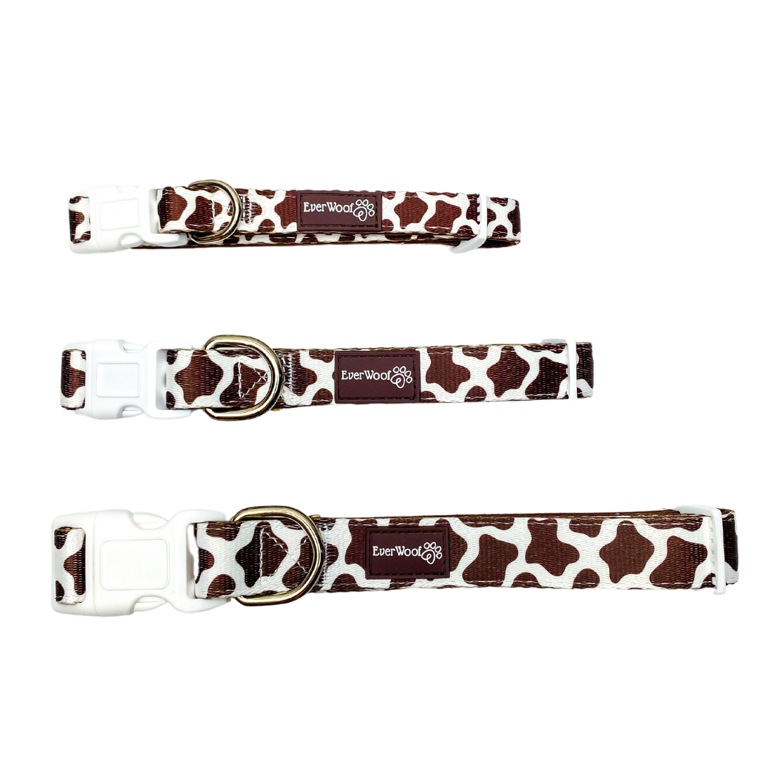 Chocolate Cow Collar - American Bark Bliss