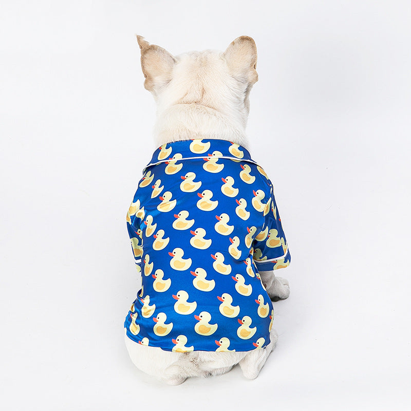 Pet Silk Duck Pajamas for Dogs and Cats - American Bark Bliss
